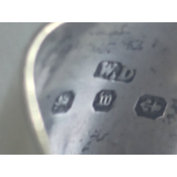 Sterling Silver Apostle Sugar Tongs clam shape bowls 1907 -  William Devenport - Picture 8 of 10